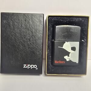 Zippo Lighter The Marboro Man with Box